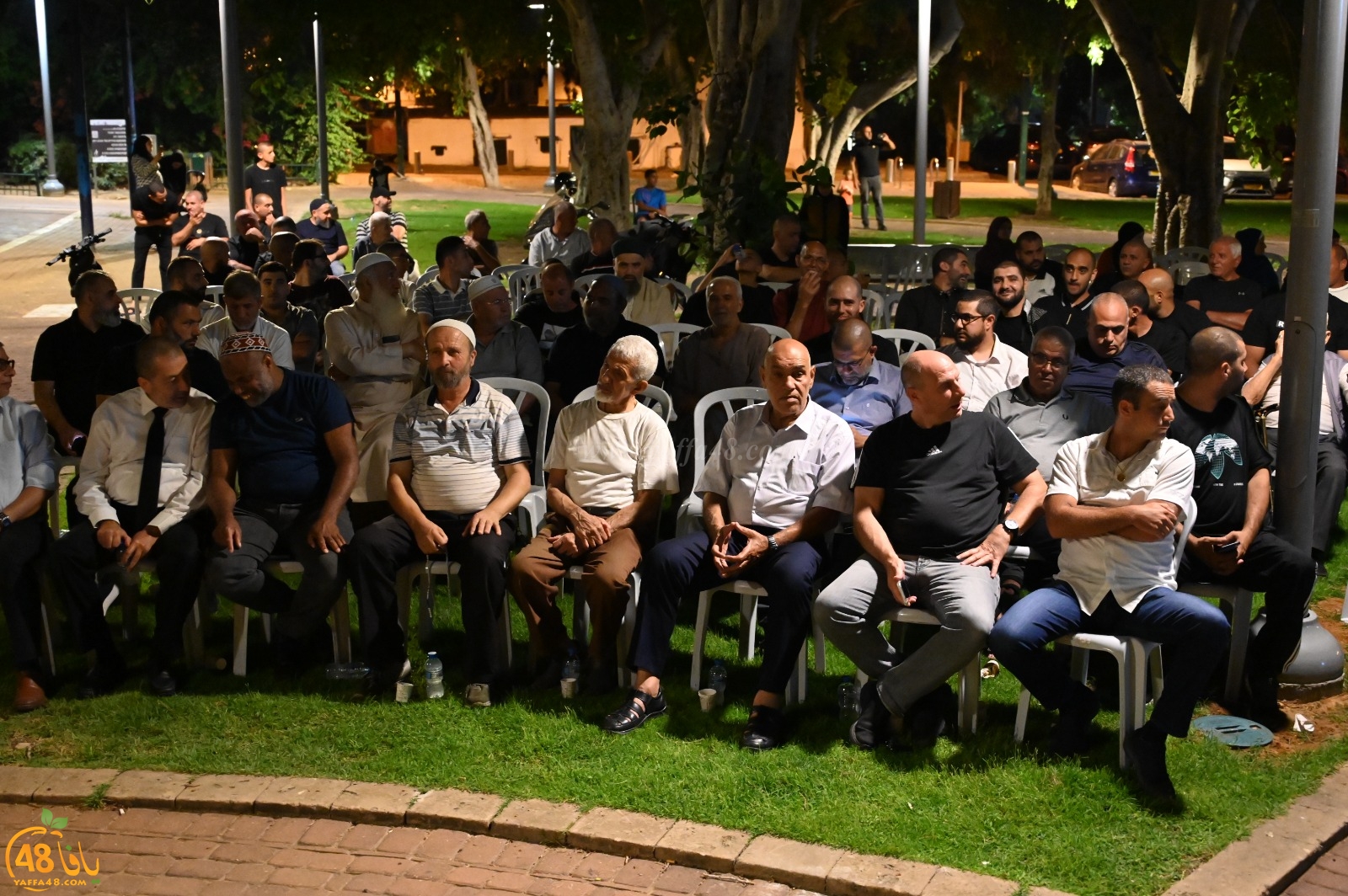  الاحتفال بالتوقيع على ميثاق السلم الأهلي في مدينة يافا 